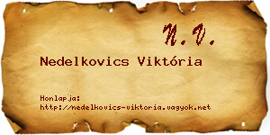 Nedelkovics Viktória névjegykártya