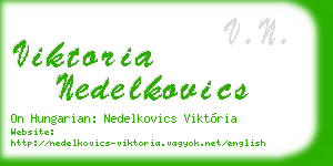 viktoria nedelkovics business card